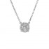 A2003640 Collier Or Blanc 750°/°° et Diamant Rond