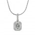 A6016640 Collier Or Blanc 750°/°° et Diamants