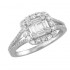 A4079640 Bague Or Blanc 750/°° et Diamants